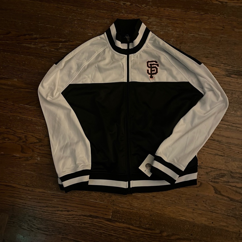 Black and White Track Jacket